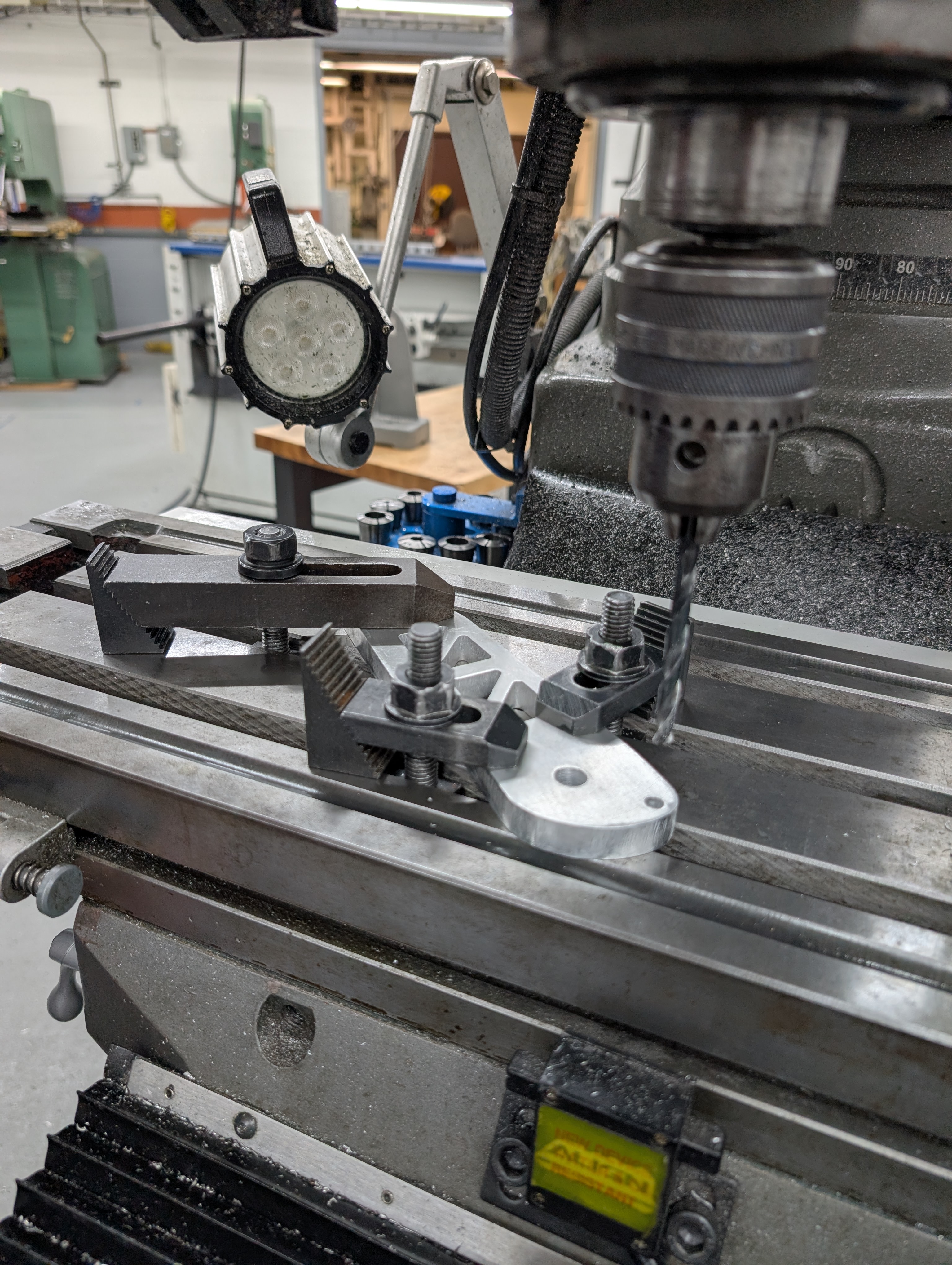 Toe Clamp on Pedal Arm